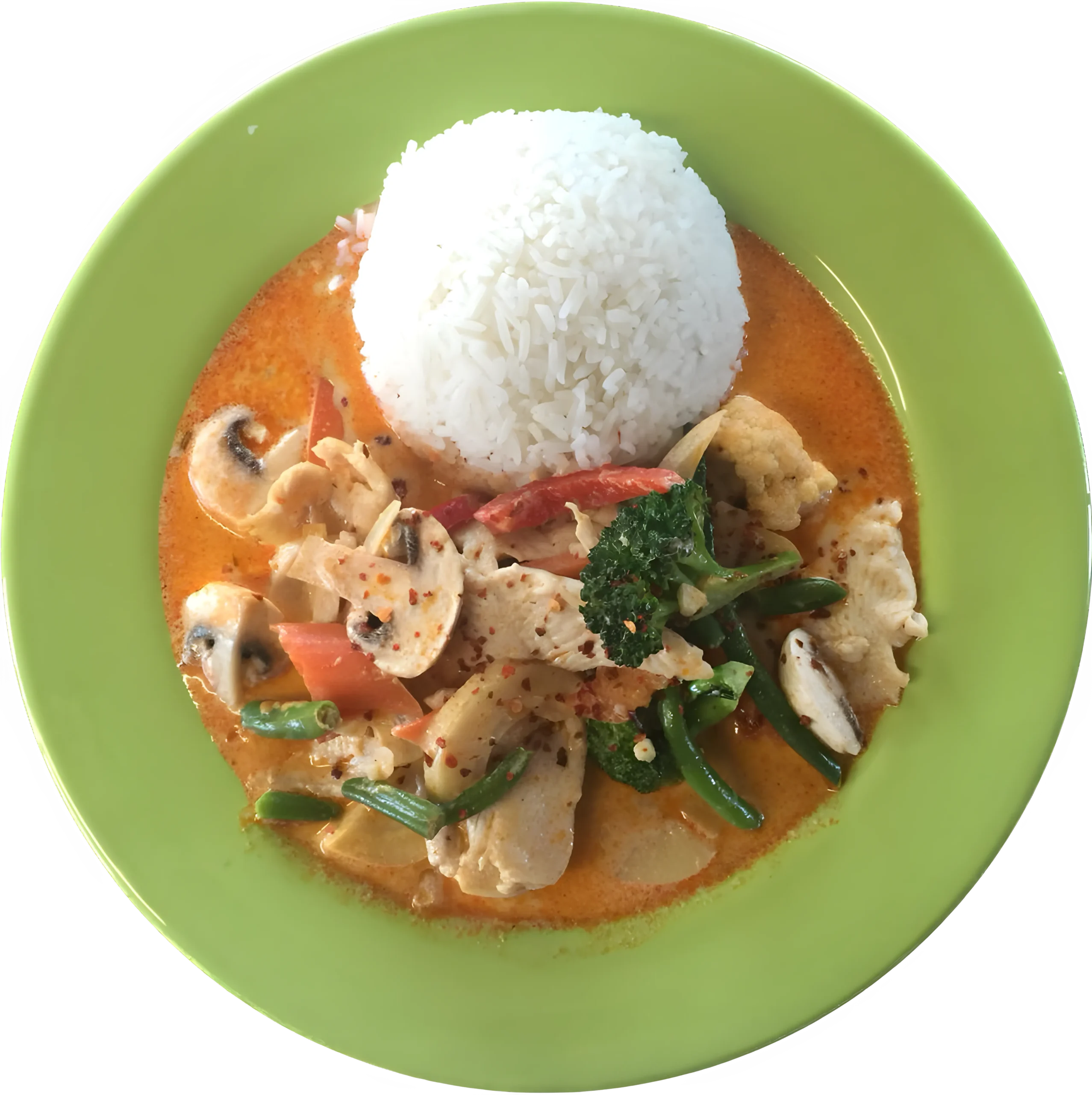 Thai Curry Huhn asiatisches Essen